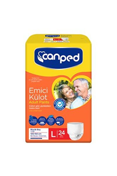 Canped 1 قطعة سراويل داخلية ماصة للسوائل مقاس L، عبوة من 24 قطعة