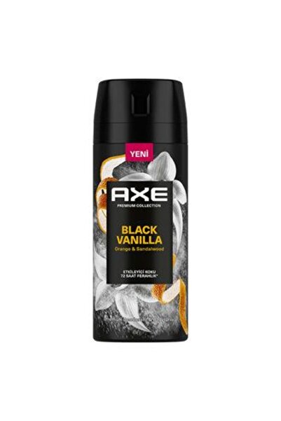 Axe 1 Adet Black Vanilla Erkek Sprey Deodorant 150 Ml
