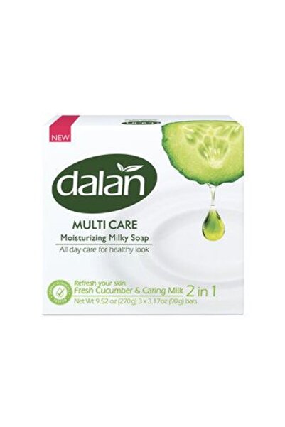Dalan 5 Pieces Multicare Water & Cucumber 3X90 g