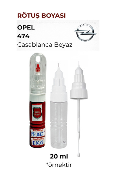 Önder Ticaret Opel 474 Casablanca Beyaz Rötuş Boyası Corsa Astra Frontera Com...