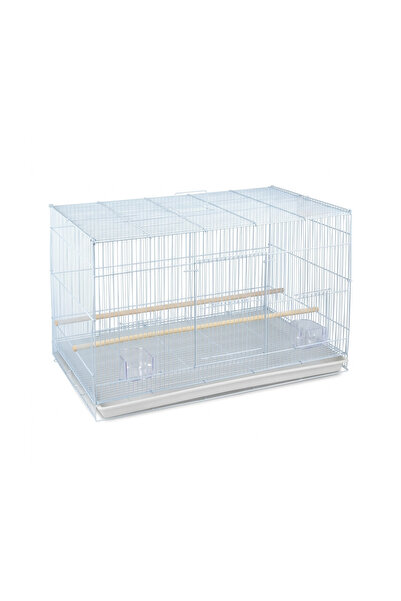 Dayang قفص طيور معدني عريض - مسكن أبيض عصري للكوكاتيل والببغاوات الصغيرة والع...