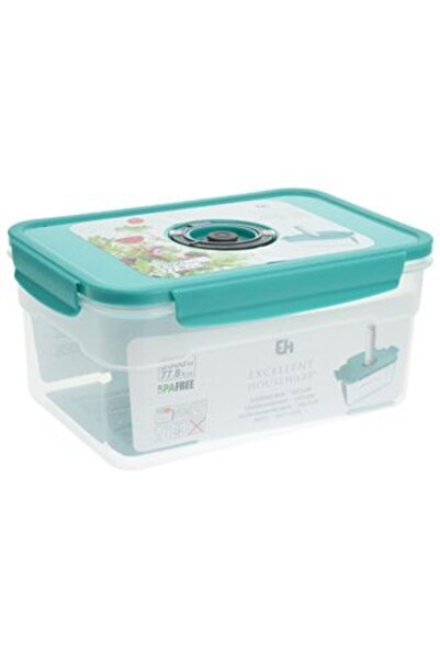 Koopman 4 حاويات تخزين بلاستيكية مفرغة من الهواء سعة 2.300 مل