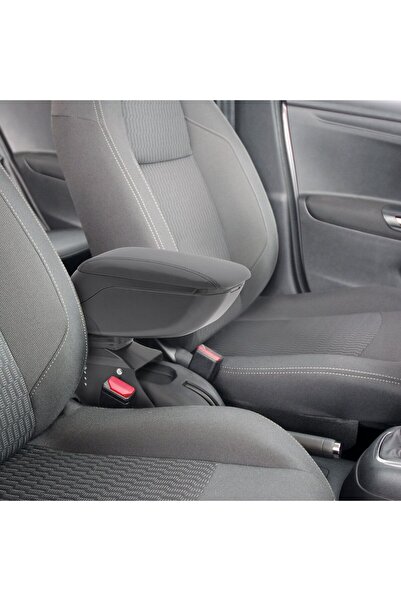 MNC Cotieră auto universală cu compartiment de depozitare - neagră