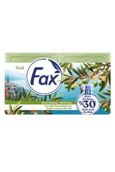 Fax 4 Pieces of Ayvalık Olive Oil Molded Soap 4X150 g