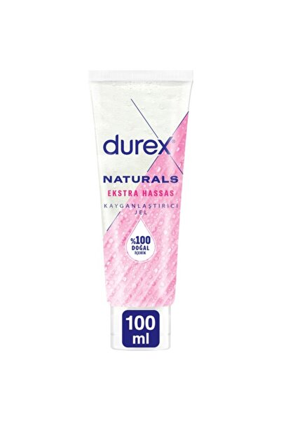 Durex Naturals Ekstra Hassas Kayganlaştırıcı Jel 100 ml Su Bazlı Kokusuz Renk...