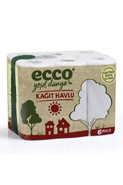 MATMEL 4 قطع من مناشف إيكو جرين وورلد، مجموعة من 6 قطع