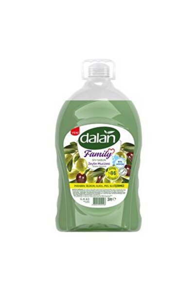 Dalan 3 Pieces Family Liquid Soap Olive Miracle 3 L