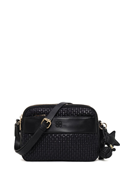 Derimod Women's Black Long Strap Crossbody Bag 26Pbd245418