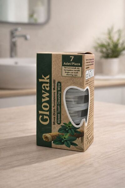Glowak Misvak Extract Tooth Cleaning Wipes, Pack of 7