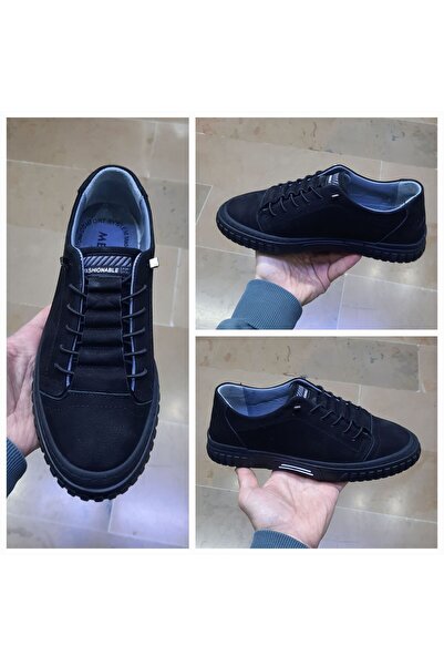 Mertto Men's Inside-Outside Genuine Leather Leather Opedi̇k Seasonal Comforta...