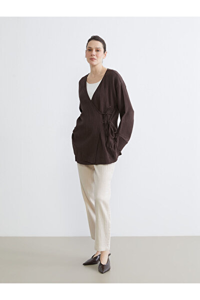 LC Waikiki Peak New Season Elastic Waist Carrot Cut Women's Muslin Trousers