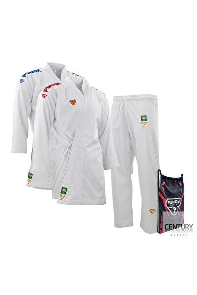 PUNOK WKF Onaylı Karate Kumite Takyon 3 Parça Gi Seti - Ultra Hafif Müsabaka ...