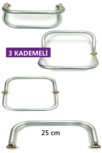 OEM 3 Kademeli Gizli Metal Mango Çanta Bursu – 25 cm - Metal Çanta Aparatı