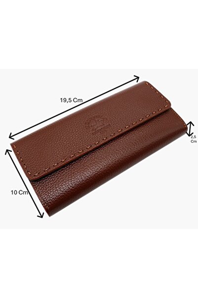 Westpolo Malone Unisex Hakiki Deri Telefon Bölmeli El Portföyü Uzun Cüzdan - ...