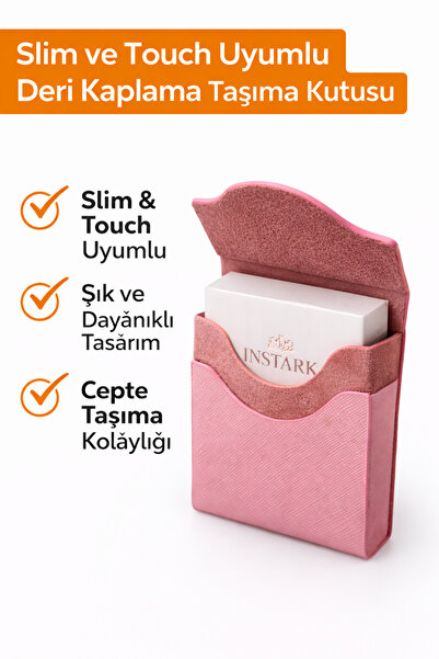 instark touch Slim ve Touch Uyumlu Deri Kaplama Taşıma Kutusu – Şık Tasarım K...