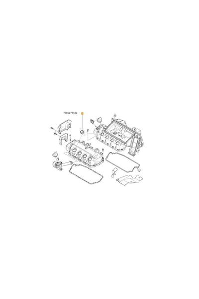 Renault Engine Cover Gasket Set 7701473164