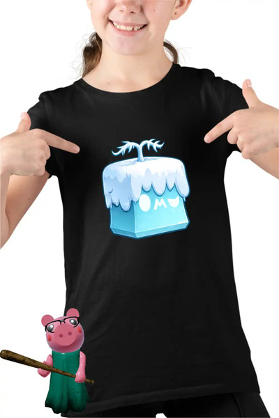 OEM Tricou Copii Fete Blox Fruits Blizzard Fruit Roblox Fructe