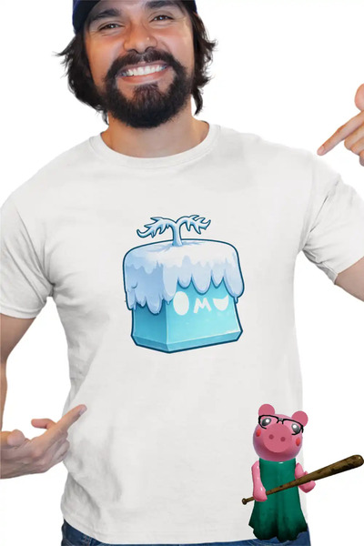 OEM Tricou Barbati Blox Fruits Blizzard Fruit Roblox Fructe