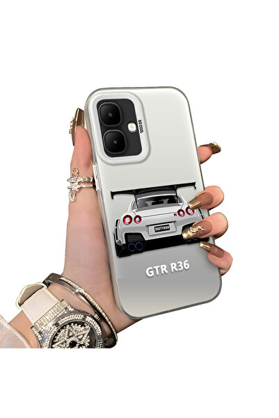 ucuc حافظة حماية للعدسات من السيليكون الصلب أكريليك متوافقة مع هاتف Infinix S...