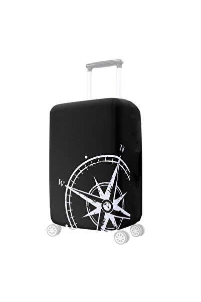 KWmobile Husă de cărucior mărimea L, Kwmobile, Negru/Alb, Lycra, 45230.3.03