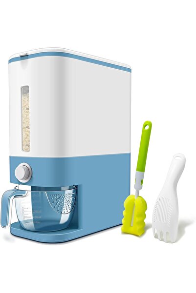 Arabest Rice Dispenser, Large Cereal Dry Food Storage Containers with Measuri...