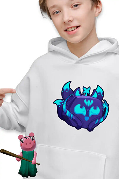 OEM Παιδικό Φούτερ για Αγόρια Blox Fruits Kitsune Fruit Roblox Fruits