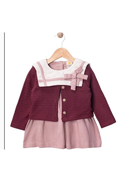 minimodamkids kız bebek çocuk bolerolu elbise
