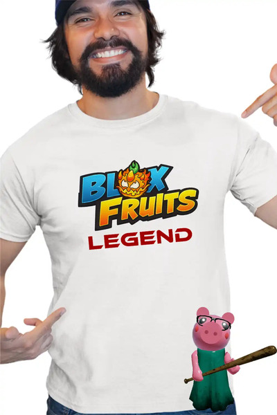 OEM Men's T-Shirt Blox Fruits Legend Fruit Roblox Fruits