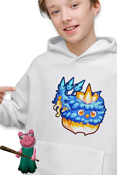 OEM Hanorac Copii Baieti Blox Fruits Phoenix Fruit Roblox Fructe