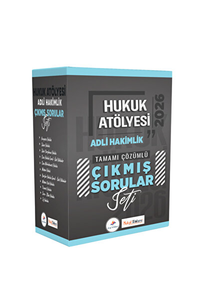 Dizgi Kitap 2026 Hukuk Atölyesi Adli Hakimlik Tamamı Çözümlü Orijinal Çıkmış ...