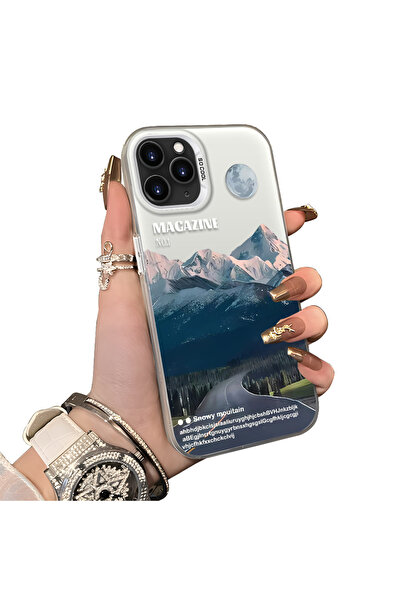 ucuc iPhone 11 Pro Compatible Hard Acrylic Back Silicone Edge Lens Protection...