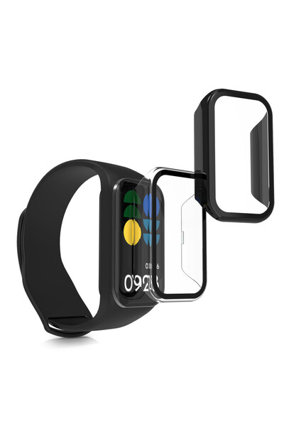 KWmobile Set of 2 Full Cases for Xiaomi Smart Band 8 Active/Redmi Band 2, KWM...