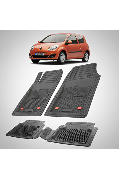 TEAMCAR Renault Twingo II 1 Χάτσμπακ Συμβατά Πατάκια Δαπέδου 2007-2011 |   Μαύρο