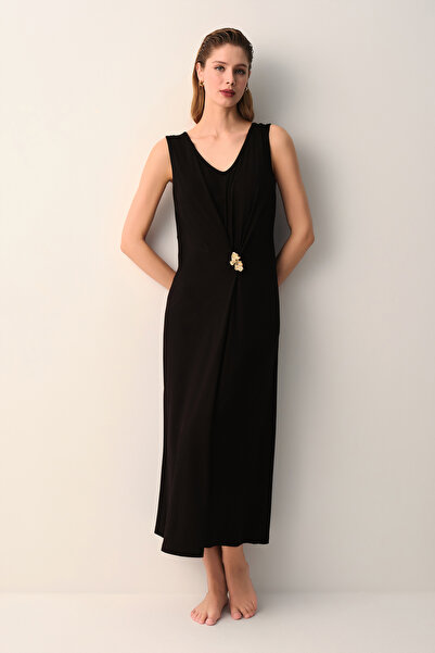 SUWEN Φόρεμα παραλίας Jenny με μεταλλικά αξεσουάρ