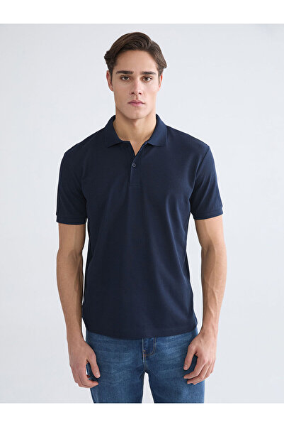 LC Waikiki Nevavm Polo Collar Pique Men's T-Shirt with Difference