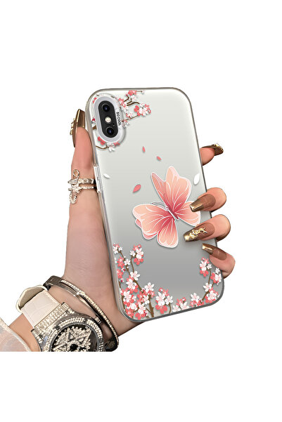 ucuc iPhone XS Max Compatible Hard Acrylic Back Silicone Edge Lens Protection...