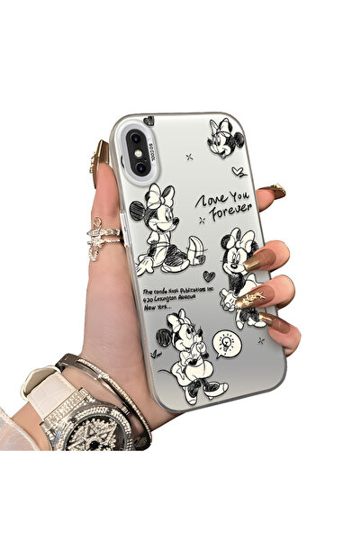 ucuc iPhone XS Max Compatible Hard Acrylic Back Silicone Edge Lens Protection...