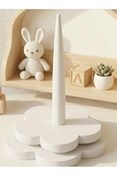 Markasız ucuz Beyazi Çiçek Tabanlı 3D Baskı İp Tutucu - Dekoratif Örgü & Yuma...