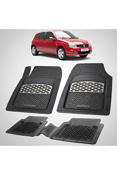 TEAMCAR Πατάκια δαπέδου συμβατά με Renault Clio II Campus Hatchback 2006-2012...