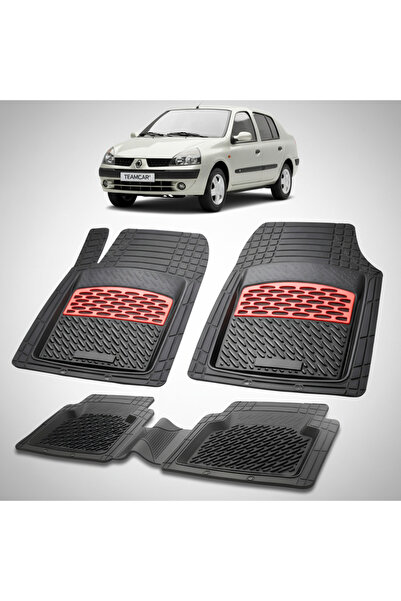 TEAMCAR Renault Clio Symbol 2 Sedan Συμβατά Πατάκια Δαπέδου 2002-2008 |   Κόκ...
