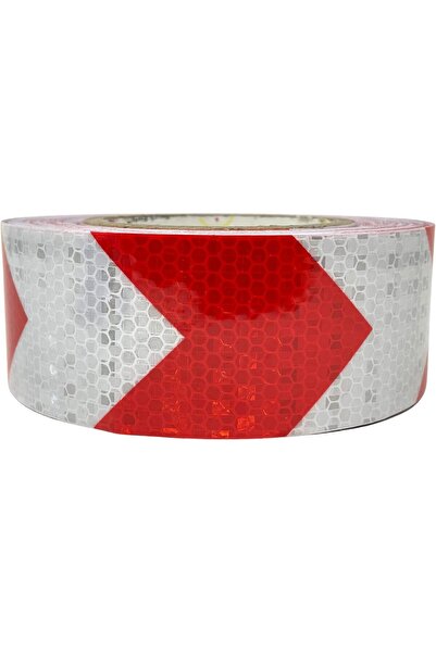 EXL Red Arrow Reflective Tape, 2" Hazard Warning Tape Waterproof