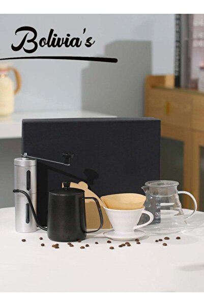 Arabest V60 Coffee Maker Set, 5 pcs Coffee Accessories with Portable Carry Ca...