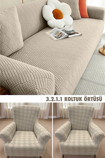 uzhanem nar desen Koltuk Kılıfı 3.2.1.1 Koltuk Örtüsü Takımı Ev Tekstili Ürünü
