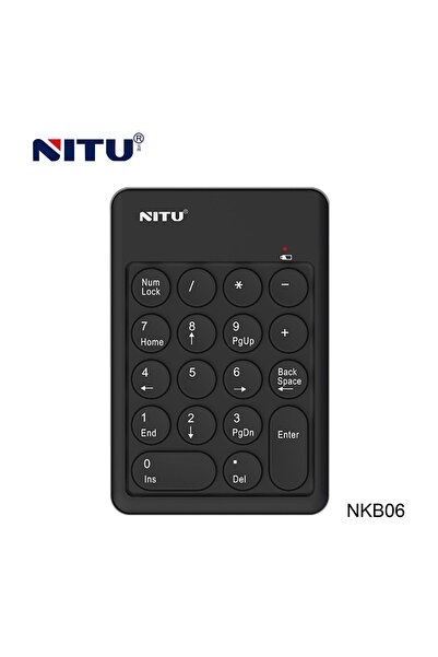 NITU Efficient Wireless Numpad Numeric Keypad Computer Desktop Office Accessorie