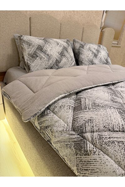 İlay home concept Double Personality 5-Piece Wels Welsoft Fleece U Set / Çarş...