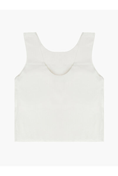 Styli Teen Girls Scalloped Hem Vest with Light Padding