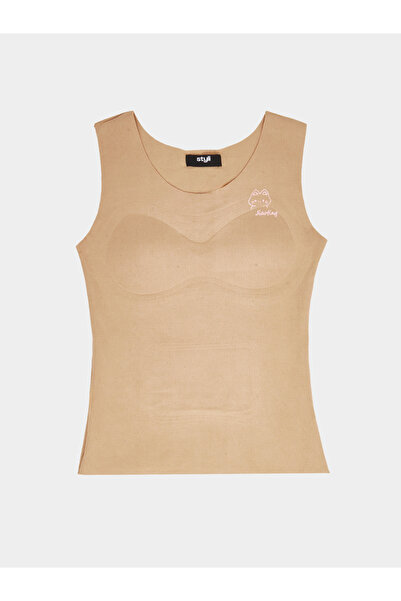 Styli سترة محبوكة للفتيات المراهقات مزودة بحشوات