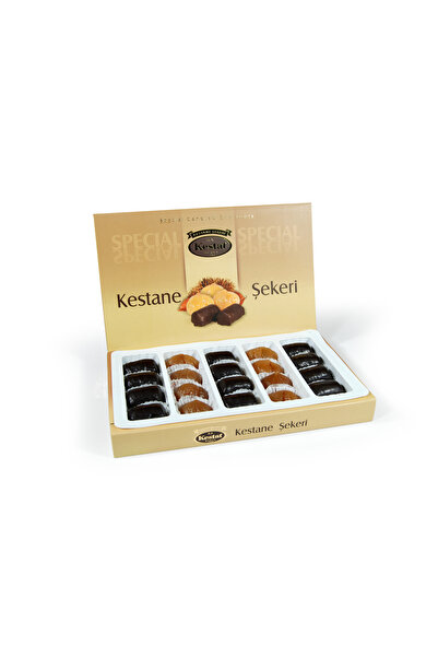 Kestat Kestane Şekeri 450 G SPECİAL HEDİYELİK KUTU KESTANE ŞEKERİ