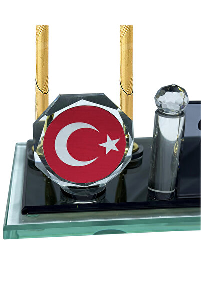 SENTEZ MASA İSİMLİĞİ Türk Bayrağı Masa İsimliği Ofis Hediyesi