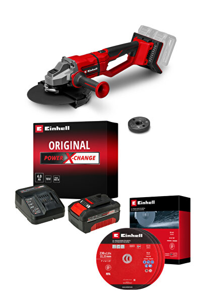Einhell Professional AXXIO 36/230 Q Akülü Taşlama(2×18V TwinPack, 4,0 Ah Star...